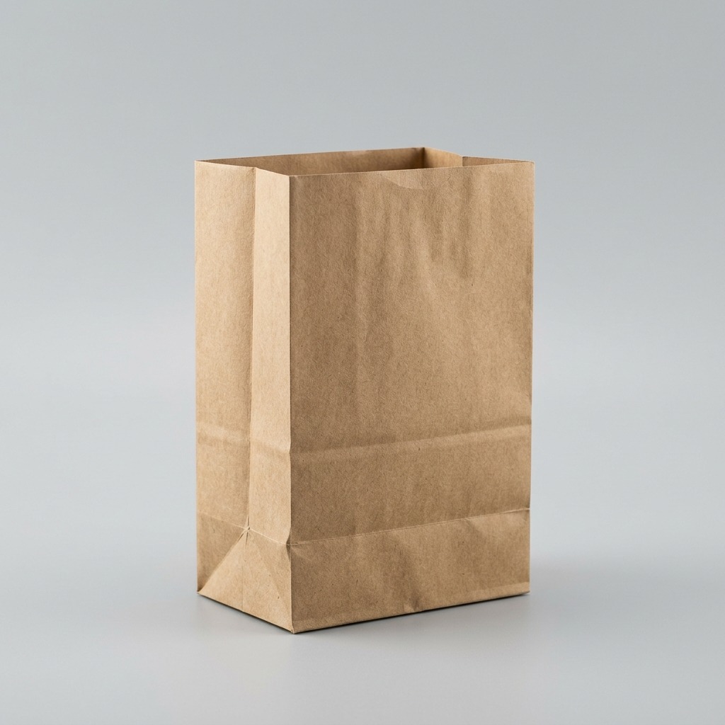 Box-type block bottom paper-laminated bag standing square